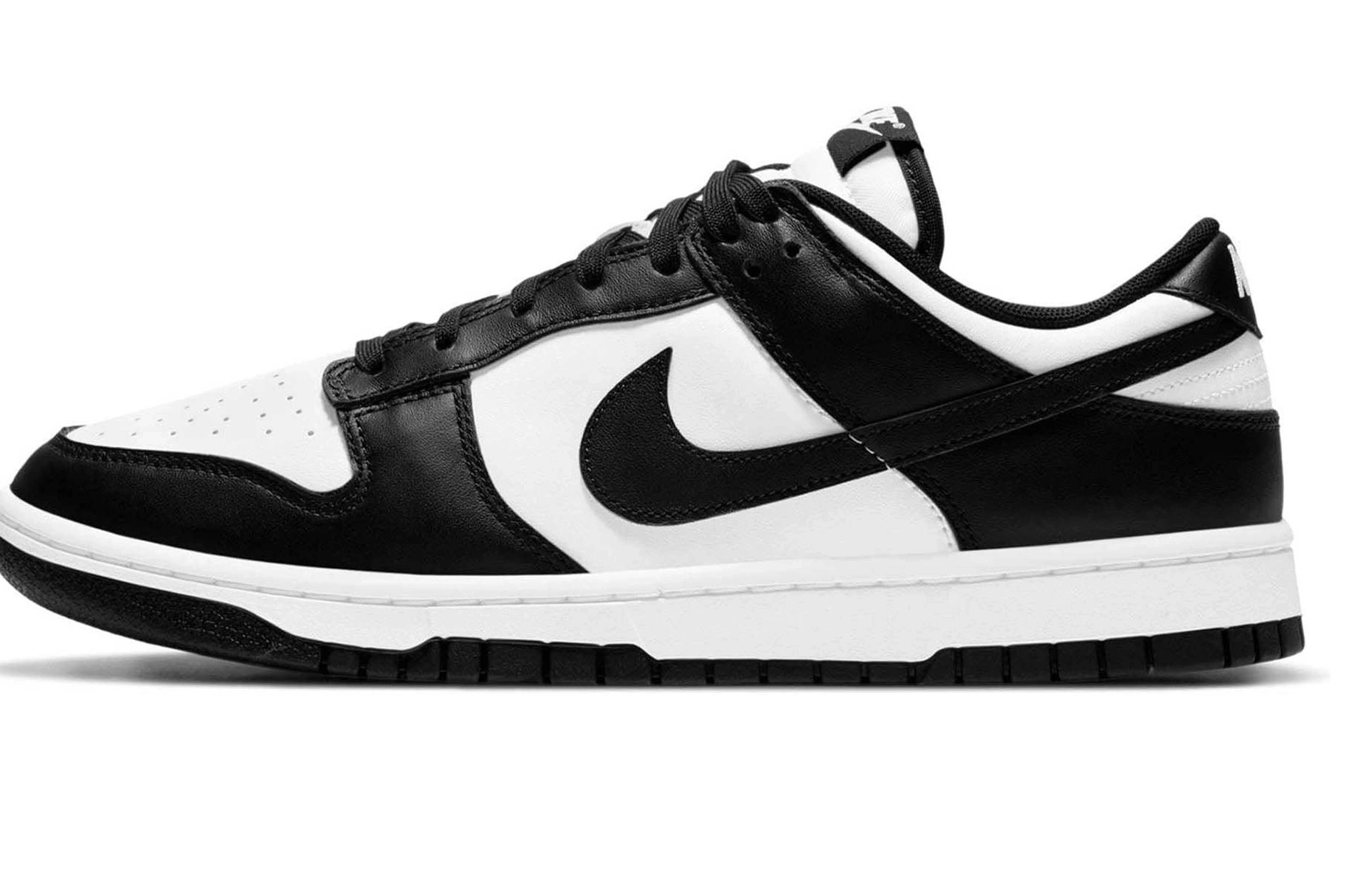 Dunk White 'Panda' Retro Nike Black Low 0820